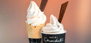 Jersey Dairy milk and cream in Hotel Chocolat ice cream - photo by Hotel Chocolat